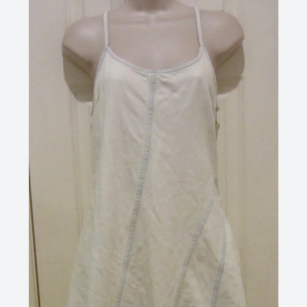 Zara Cream Strapless Dress - Picture 3 of 8